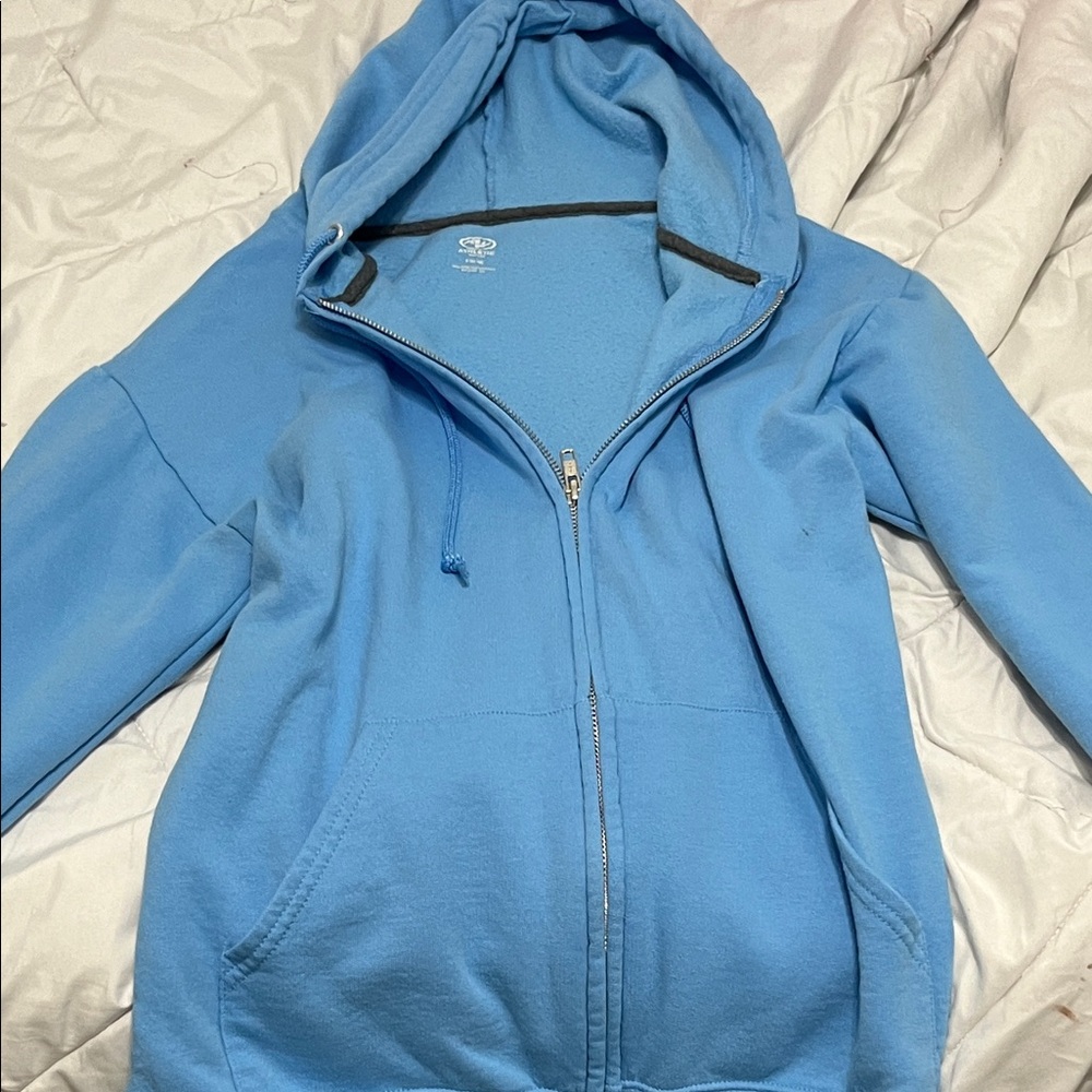 Cozy Blue Women's Zip-Up Hoodie